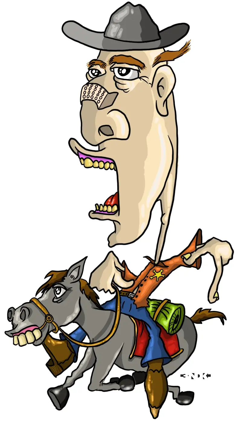 Le Sheriff dans la ville Sheriff est dans la ville, attention les despé